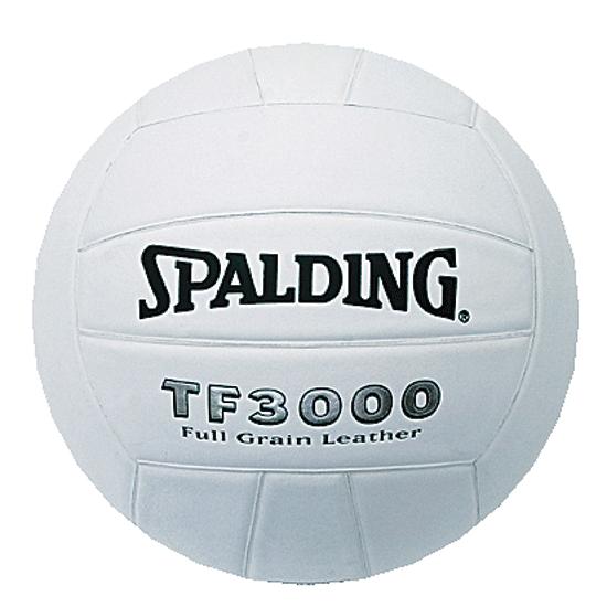 Spalding TF3000 Full Grain  Leather Volleyball White 